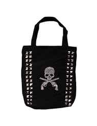 Shopping Bag SKULL N GUNS black