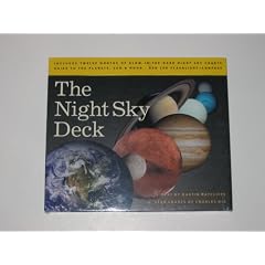 The Night Sky Deck: Includes Twelve Months of Glow-in-the-Dark Night Sky Charts, Guide to the Planets, Sun & Moon, Red LED Flashlight/Compass
