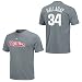 Majestic Philadelphia Phillies #34 Roy Halladay Charcoal Player T-shirt (X-Large)