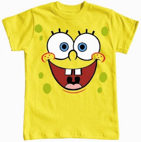SpongeBob Happy Face 4-16 Youth Unisex T-Shirt