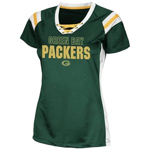 NFL Green Bay Packers Women's Draft Me VI Jersey, Dark Green, Large