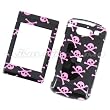 AT&T UTStarcom Quickfire PCD Snap-on Protector Hard Case Image Cover Pink Skull