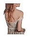 CA Fashion Women's Floral Lace Empire Waist Maxi Full Length Party Dress