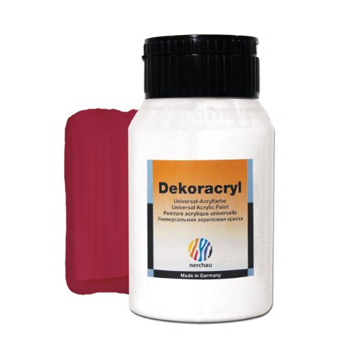Nerchau 336319-Dekoracryl 750 ml, weinrot