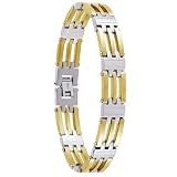 Stainless Steel Men's Invicta Elements Two-Tone Link Bracelet