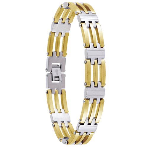 Stainless Steel Men's Invicta Elements Two-Tone Link Bracelet