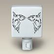 Shark Abstract Fancy Ceramic Square Nighlight