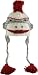 DeLux Sock Monkey Face Wool Pilot Animal Cap/Hat with Ear Flaps and Poms
