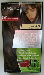 L'Oreal Natural Match Hair Color, 4N Dark Brown