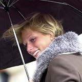 Zara Phillips Manages a Smile Despite the Weather at the Grand National, April 2001 Photographic Poster Print, 24x24