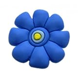 Blume blau - flower blue, style your Crocs