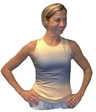 Danskin Women's Streak Print Racer Back Tank