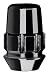 All Products : Gorilla Automotive 71621NBC Acorn Black Chrome Wheel Locks (12mm x 1.25" Thread Size) - Pack of 4