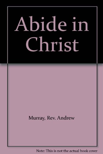 abide in christ