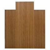 Anji Mountain Bamboo Rug Co. 44-Inch-by-52-Inch Bamboo Roll-Up Chair Mat, 5mm thick, felt... by ANJI MOUNTAIN BAMBOO RUGS