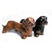 Dachshund Handmade Salt and Pepper Shaker (5cm x 5cm)