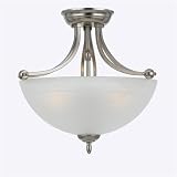 Traditional Delray Flush Mounts BY Quoizel Lighting