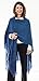 Irish Lambswool Ruana Long Shawl Wrap Multiple Colors