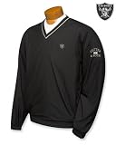Oakland Raiders CB Weathertec Newcastle V-Neck Pullover Golf Jacket