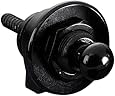 Schaller 14010401 Security Straplocks, Black Chrome