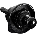 Schaller 14010401 Security Straplocks, Black Chrome