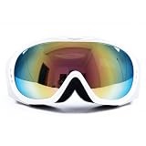 White Dual Lens Snowboarding Ski Racing Goggles ~ I-volution
