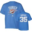 Kevin Durant Oklahoma City Thunder Adidas Youth Player Name and Number Tee