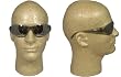 Safety Glasses Mirror Lens Black Frame