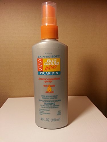 Avon Skin-so-soft Bug Guard + Picaridin with Vitamin-e & Aloe Spray Pump 4 Oz