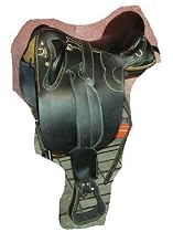 Black 18" Australian Endurance Saddle NO Horn