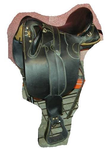 Black 18" Australian Endurance Saddle NO Horn