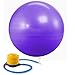 EnGive Anti Burst and Slip Resistant Fitness Stability Ball with Pump (Purple, 75CM)