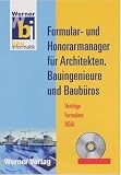 Formular- und Honorarmanager für Architekten, Bauingenieure und Baubüros. CD- ROM für Windows ab 3.x. Verträge - Formulare - HOAI
