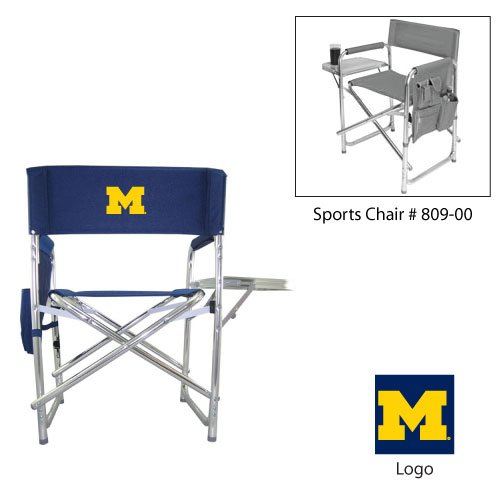 Navy Blue Sports Chair (Michigan Wolverine)