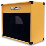 Seismic Audio - 12 GUITAR SPEAKER CABINET EMPTY - 7 Ply Birch - Speakerless 1x12 Cab - Vintage NEW - Orange Tolex - Black Cloth Grill - Front or Rear Loading Options