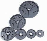 GREY 25 LB WIDE FLANGE OLYMPIC PLATES (pair)