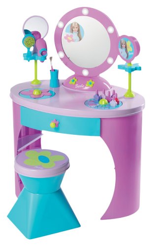 Childrens Toyshop  Toys : Barbie Light & Sound Vanity Unit