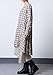 Mordenmiss Women's New Plaid Layers Irregular Hem Dress (Large, Beige)