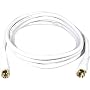 PHILIPS PH61235 Standard RG6 Coaxial Cable ( White ) - 6 Feet