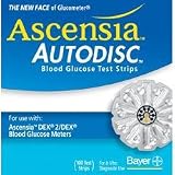 Ascensia Auto Disc Blood Glucose Test Strips 50's