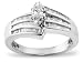 Jewelry : 10k Choice of White or Yellow Gold Diamond Bridal Ring (1/2 cttw, IJK Color, I2-I3 Clarity)