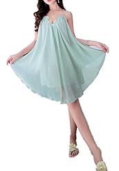 Backless Chiffon Party Dress 