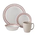 Corelle Classic Café 16-pc. Dinnerware Set- Red