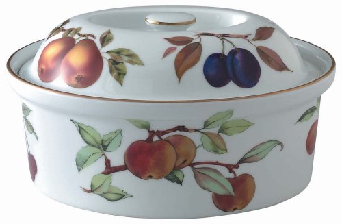 Royal Worcester Evesham Gold Covered Casserole