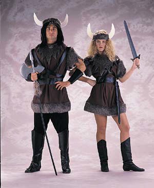 Adult Victorious Viking Costume (Weapon and Boots not included) - One Costume Only