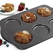 Norpro Nonstick 6 Muffin Crown Pan NEW