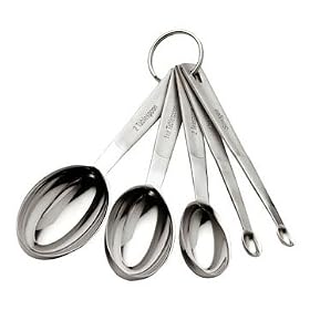 MIU Stainless-Steel 5-Piece Odd Size Measuring Spoon Set