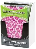 BAZIC Assorted Prints 8 X 10-Inches Stretchable Fabric Book Covers