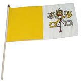 Vatican City Flag 12 x 18 inch