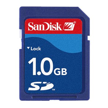 SanDisk SDSDB-1024-A10/11 1 GB Secure Digital Card Retail Package